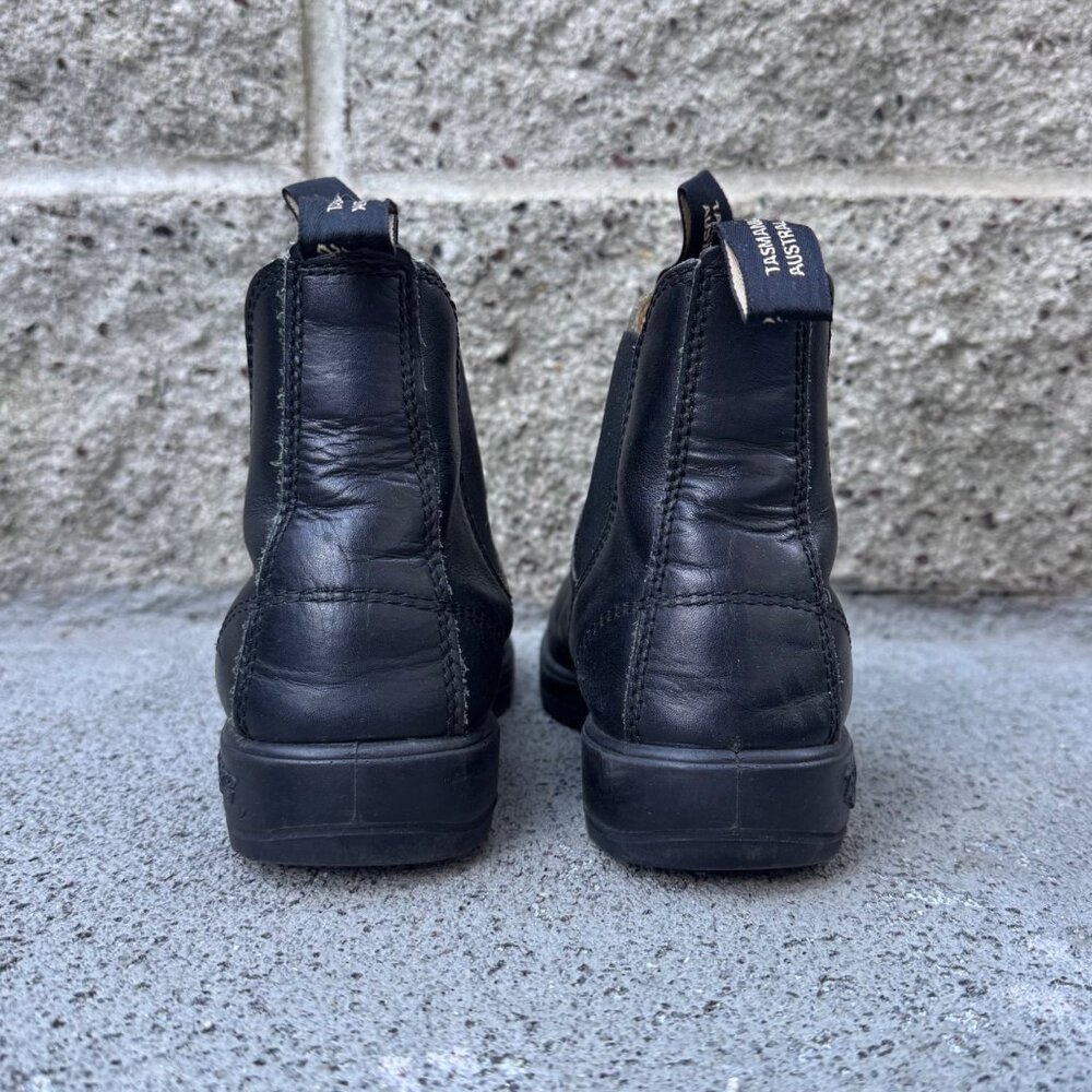 BLUNDSTONE Black Leather Chelsea Boots Womens US 7.5 AUS 4.5 Classic Boot #558 - Picture 4 of 10